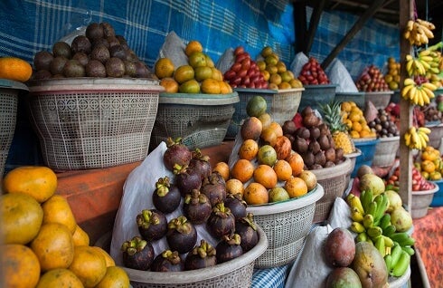 Farmer's market stall