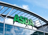 London, UK, October 23rd 2022:Asda Edmonton Green Superstore at 1 West Mall Edmonton, London N9 0AL. The main entrance logo sign and facade. Concept for cost of living, food shopping, higher prices.