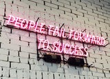 Neon sign reading 