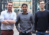 Ben Corrigan, Jonny Plein, and Vikram Simha, founders of Pouch