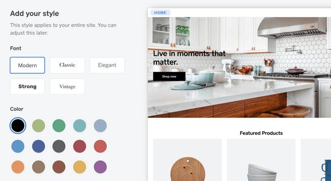 square online website ordering systems