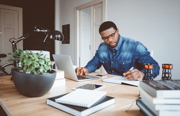 Man-working-from-home