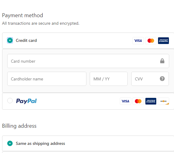 Shopify payment gateway